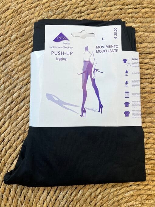 Legging REDUCTOR con push-up NEGRO