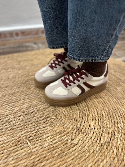 DEPORTIVA SAMBA GRANATE ELEGANTE