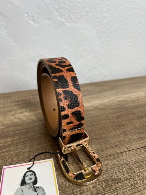 CINTURÓN DE ANIMAL PRINT ELEGANTE