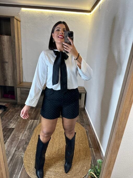 Camisa lazo negro