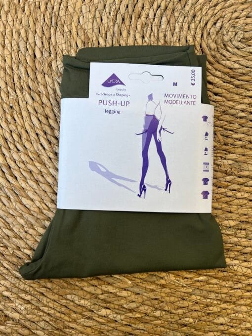Legging REDUCTOR con push-up VERDE MILITAR