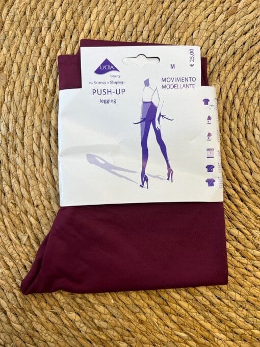 Legging REDUCTOR con push-up GRANATE